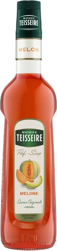 Mathieu Teisseire Melon Syrup – green bottle with melon label, fruit syrup for drinks