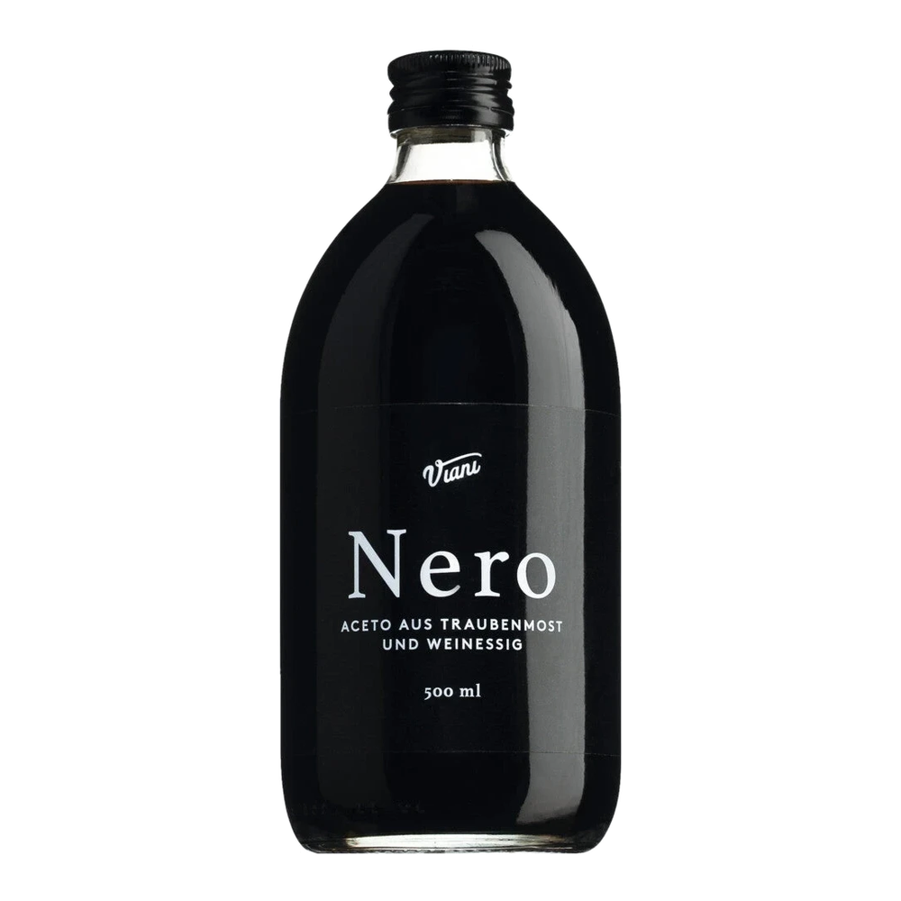 NERO Aceto Balsamico by Antonio Viani, 500 ml, dark syrupy bottle from Italy