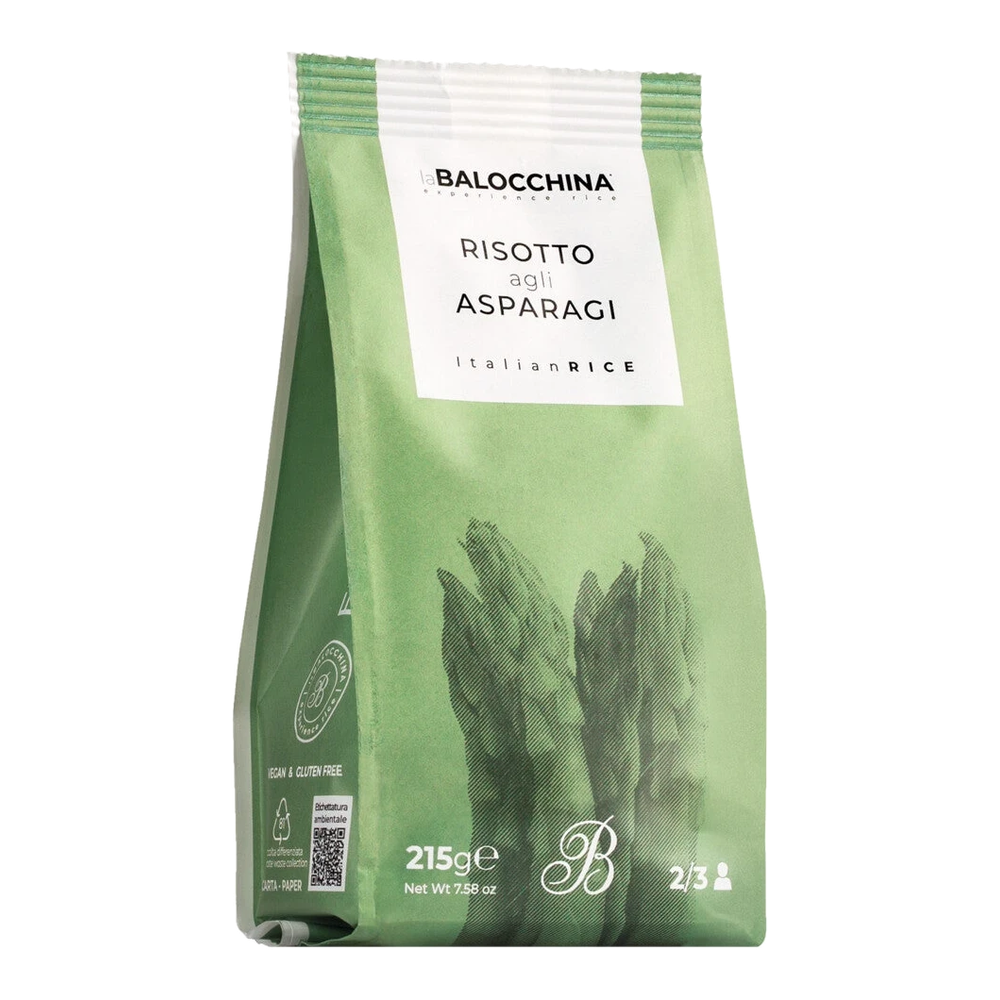 La Balocchina Risotto agli Aspargi – Risottomischung mit piemontesischem Reis und getrocknetem grünen Spargel