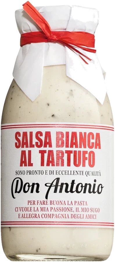 Casina Rossa Salsa bianca al tartufo – light truffle sauce with summer truffle, cream and sheep's cheese in a jar