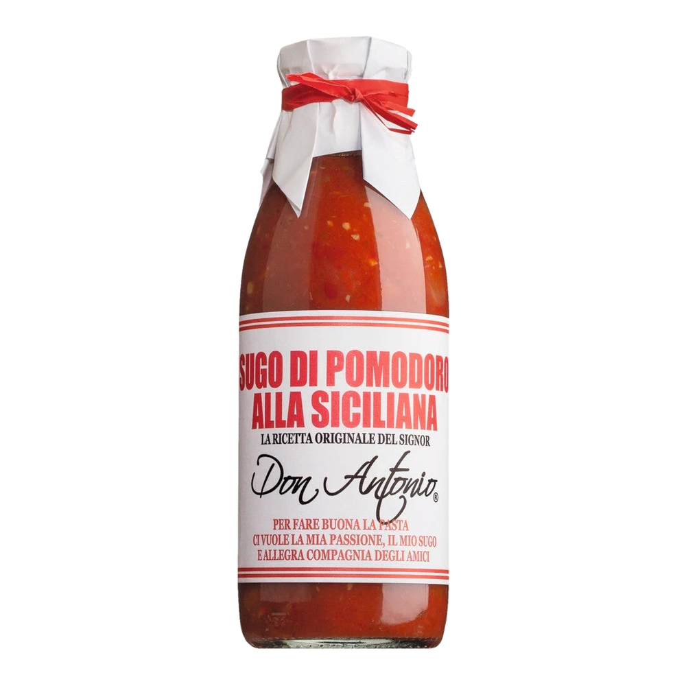 Casina Rossa Sugo alla Siciliana – Glas mit sizilianischer Tomatensauce mit Aubergine und Paprika