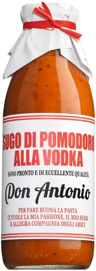 Casina Rossa Sugo alla Vodka – jar with creamy tomato sauce with cream, basil and vodka