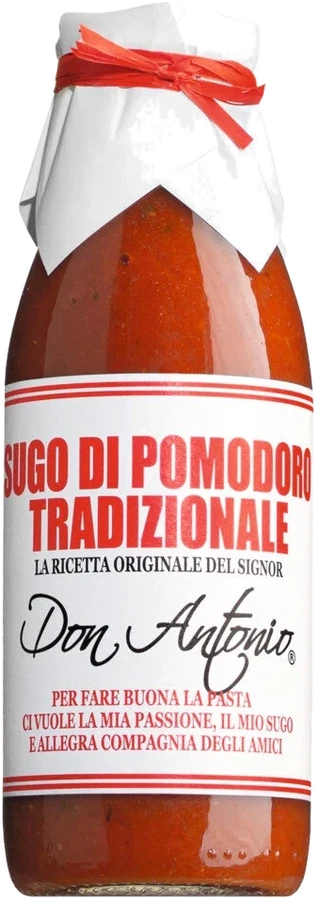 Casina Rossa Sugo tradizionale – classic Italian tomato sauce with oregano in a retro milk bottle