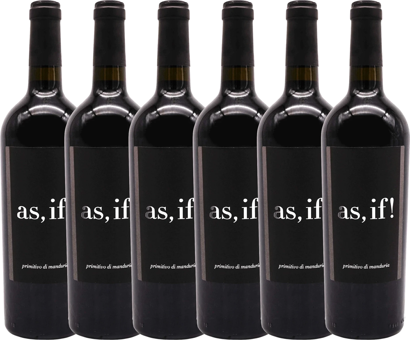 Sparpaket 6× as, if! Primitivo di Manduria DOC