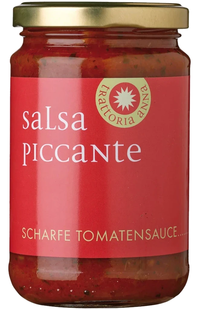 Trattoria Anna Salsa Piccante 290g – spicy Italian chili sauce in a jar