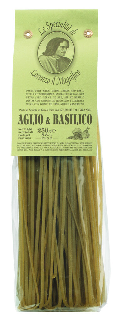 Aglio e Basilico - Linguine m. Knoblauch+Basilikum