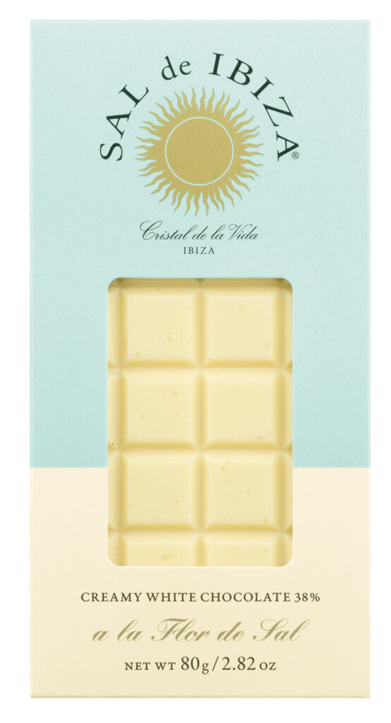Creamy White Chocolate 38% a la flor de sal, Bio