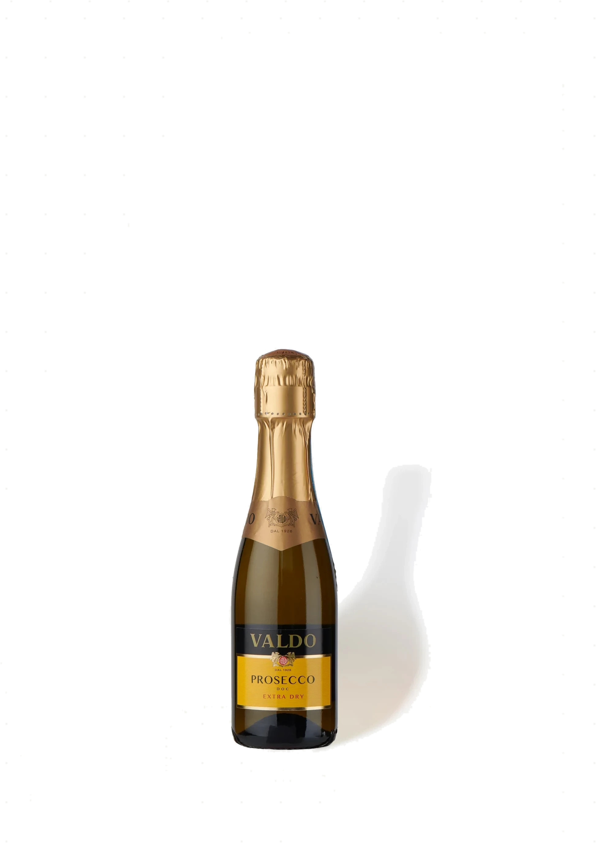 Valdo Valdobbiadene Prosecco Treviso DOC Piccolo 0,2l – kleine Flasche Schaumwein aus Venetien