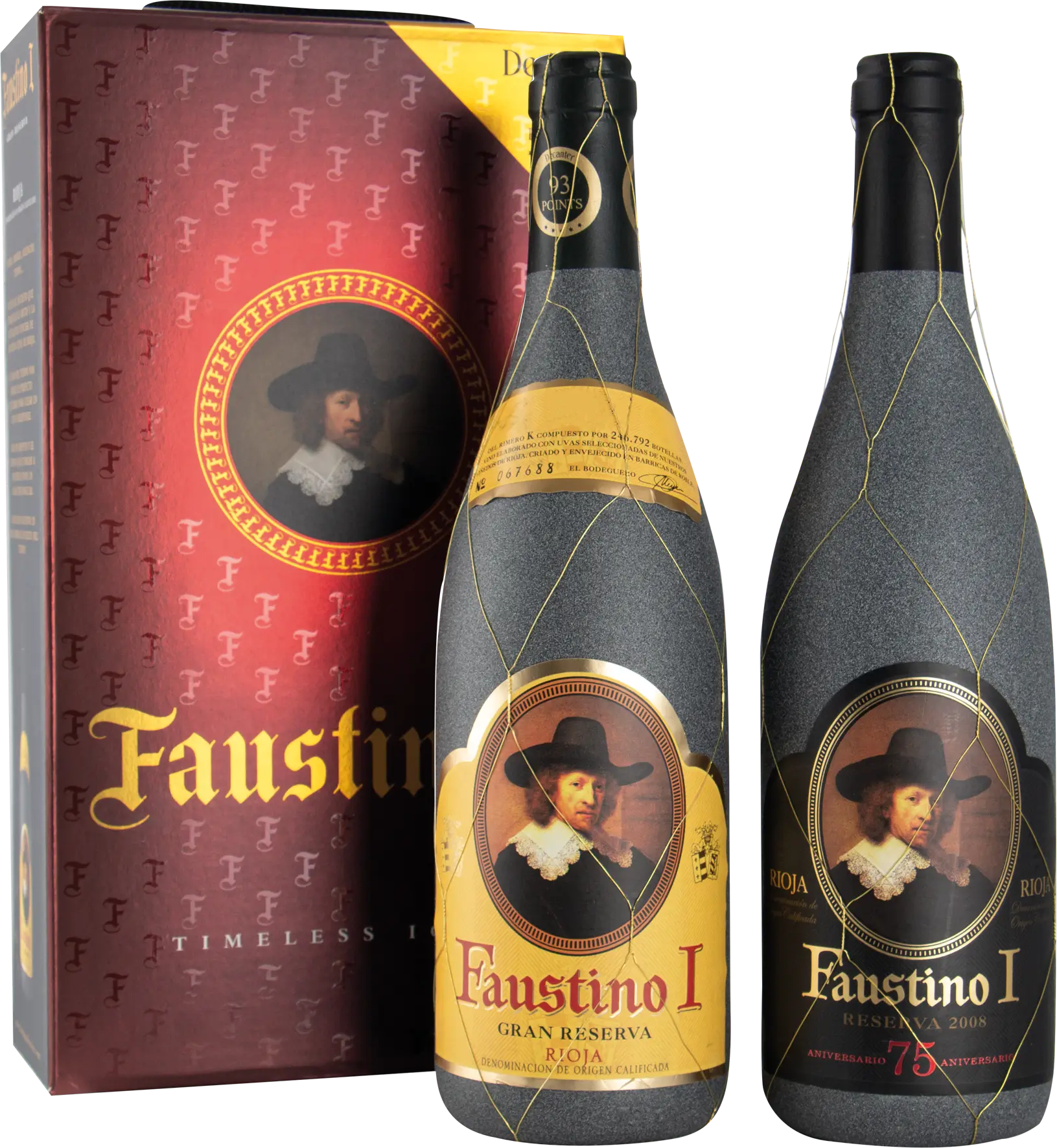 2er-Geschenk-Set: Faustino I Gran Reserva 2005 & Faustino I Gran Reserva 75 Aniversario 2008