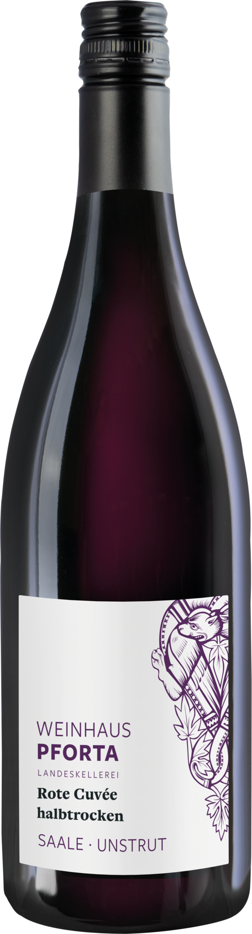 Kloster Pforta Klosterschoppen Rot Qualitätswein halbtrocken