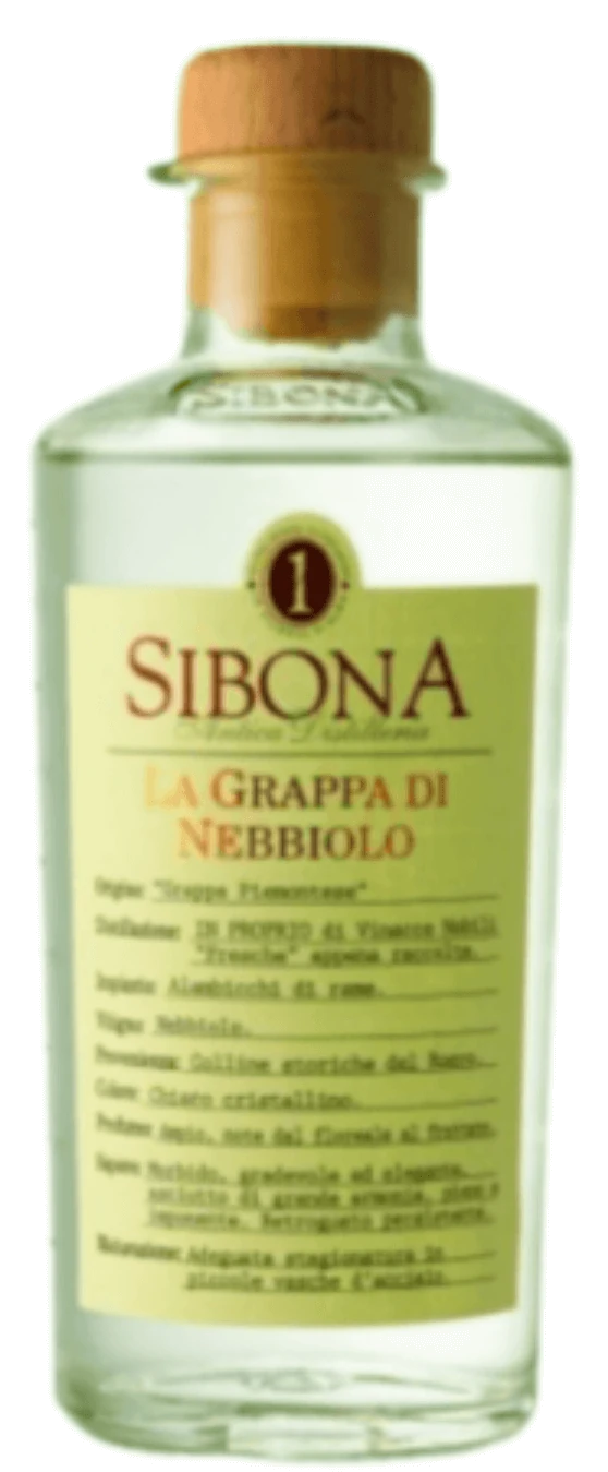 Sibona La Grappa di Nebbiolo