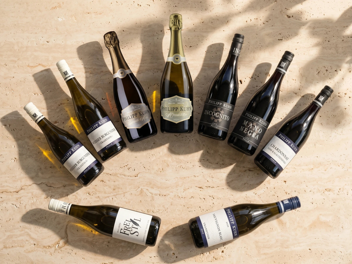 Veranstaltungsgrafik Wine & Dine mit Philipp Kuhn am 16.10.2026, präsentiert von Vinoscout