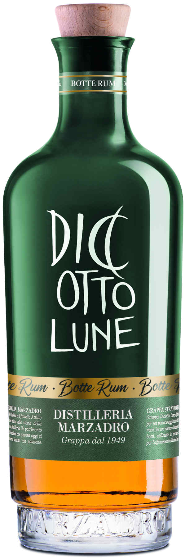Marzadro Le Diciotto Lune Grappa Riserva Botte Rum 0,5L