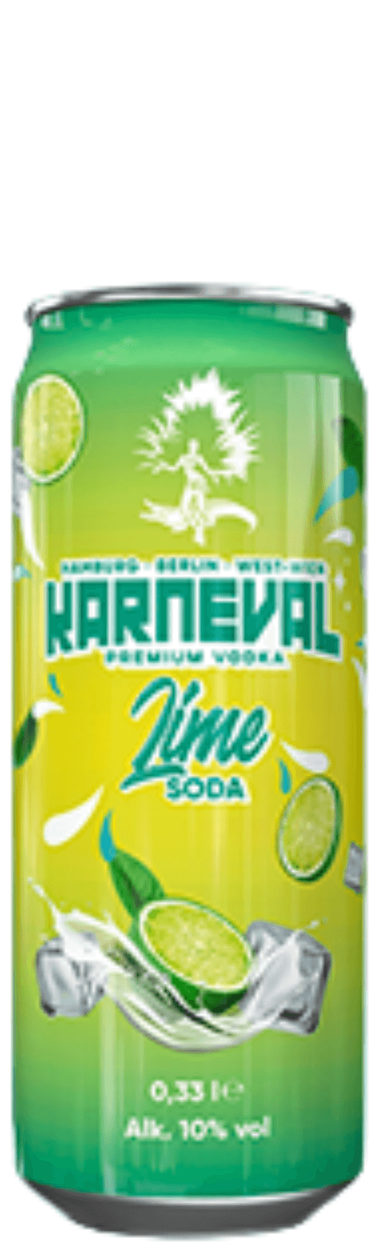 Karneval Vodka Lime Soda Mix 0,33 l Dose
