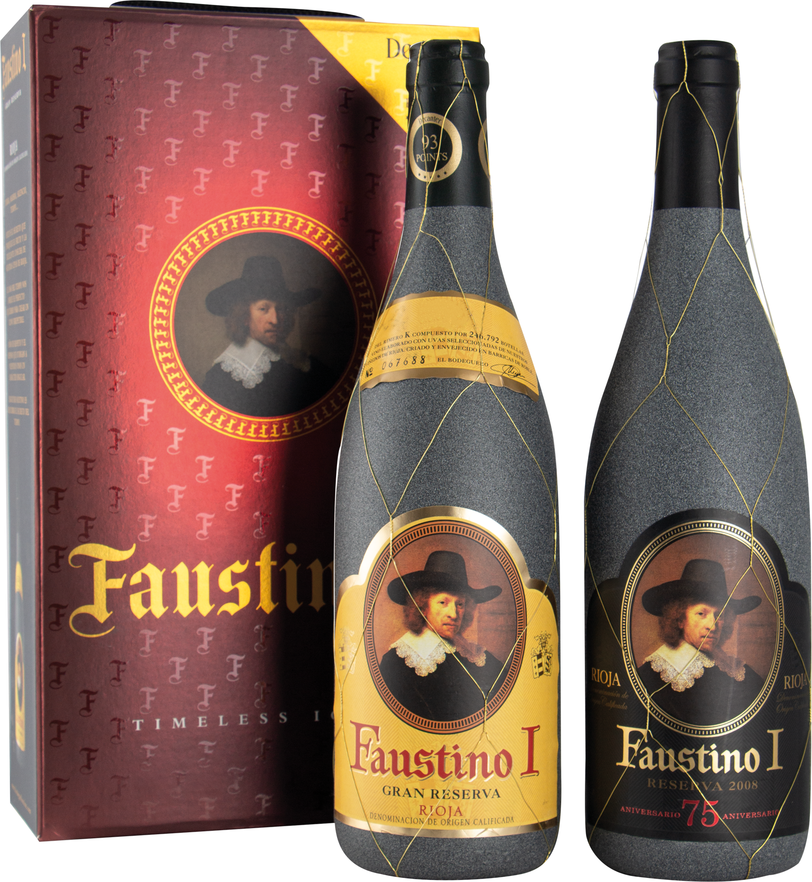 2er-Geschenk-Set: Faustino I Gran Reserva 2005 & Faustino I Gran Reserva 75 Aniversario 2008
