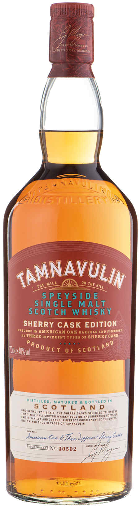 Tamnavulin Speyside Single Malt Whisky Sherry Cask Edition