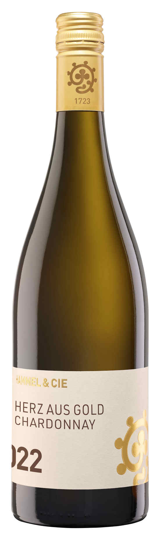 Hammel & Cie Herz aus Gold Chardonnay
