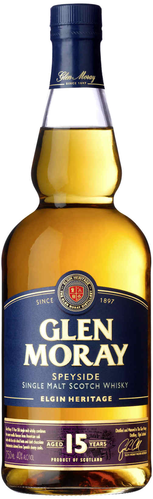 Glen Moray Speyside Single Malt Whisky 15 Years