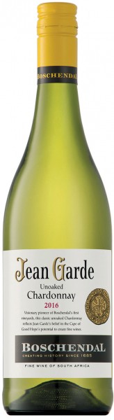 Boschendal Jean Garde Unoaked Chardonnay - Jahrgang: 2019