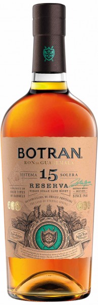 Ron Botran Reserva 15 Years 40% vol.