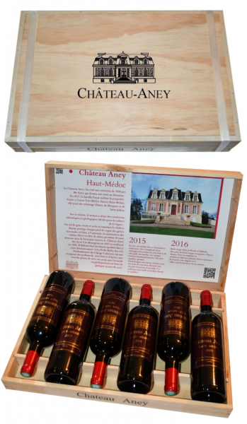 Château Aney Haut Medoc in 6er Tabca - Jahrgang: 2015