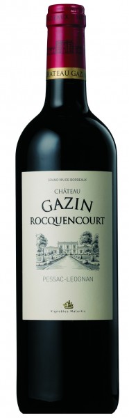 Château Gazin Rocquencourt Pessac-Leognan - Jahrgang: 2015