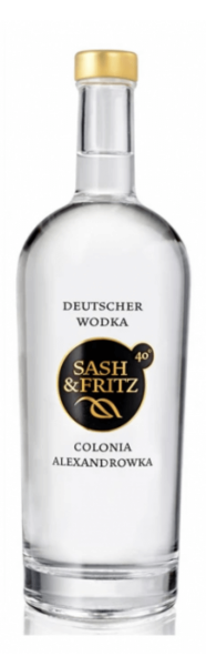 Sash & Fritz Wodka 40% vol. - Jahrgang: 2020