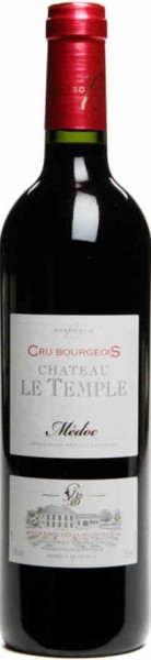 Château Le Temple Cru Bourgeois Medoc Rouge - Jahrgang: 2014