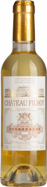 Chateau Filhot Sauternes 0,375L - Jahrgang: 2019