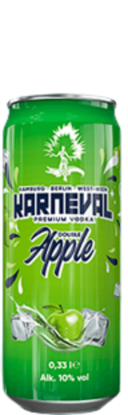 Karneval Vodka Double Apple Mix 0,33 l Dose